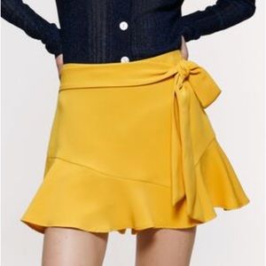 Zara Yellow Skort